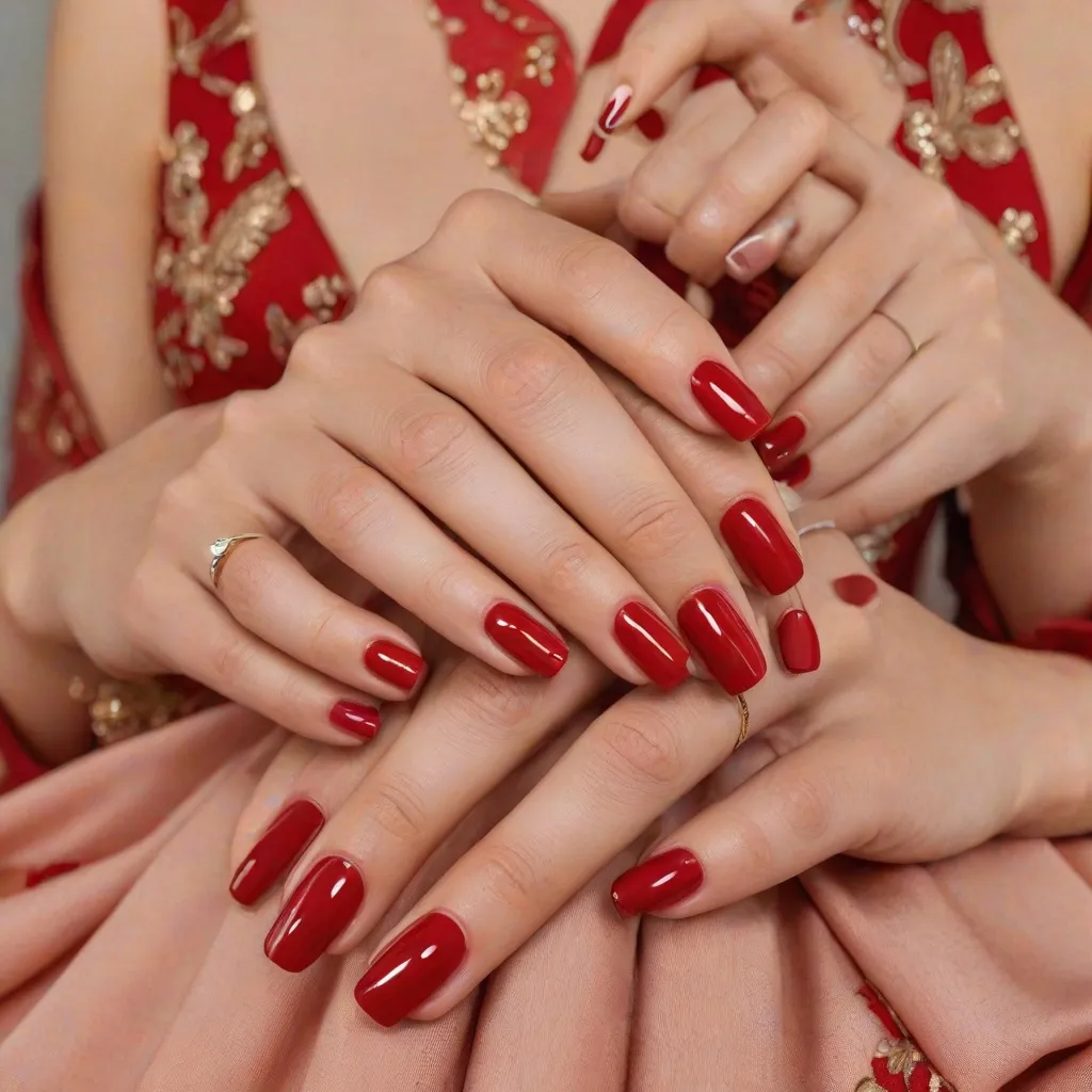 Jakie paznokcie będą pasować do czerwonej sukienki?